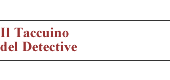 Il taccuino del detective